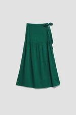 WOMEN'S SKIRT L-SC-4022 PALM LEAF