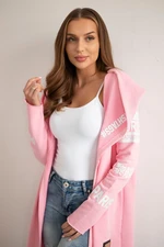 Coatee with subtitles light pink