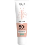 NAÏF Ochranný krém na opalování SPF 50 pro děti a miminka bez parfemace 100 ml