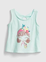 GAP Dětské tílko bea graphic twist tank - Holky