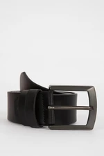 DEFACTO Men's Faux Leather Jean Belt