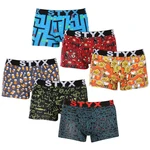 6PACK men's boxers Styx art sports rubber multicolored