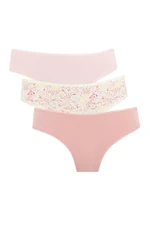 DEFACTO Fall in Love 3 Pack Slip Panties