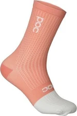 POC Flair Sock Mid Rock Salt/Hydrogen White L Calcetines de ciclismo