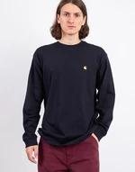 Carhartt WIP L/S Chase T-Shirt Dark Navy/Gold S