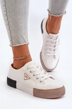 Women's Low-Top Sneakers White Enalae