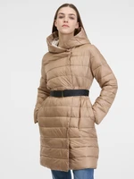 Light brown women's quilted coat ORSAY