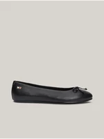 Black women's leather ballerinas Tommy Hilfiger - Women