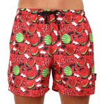 Red Men's Patterned Swimsuit Styx Watermelons