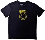 Nirvana T-Shirt Yellow Smiley Flower Sniffin' Black XL
