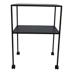 Metalowy barek na kółkach 40x60 cm Trolly – Spinder Design