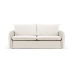 Kremowa aksamitna rozkładana sofa 214 cm Vienna – Cosmopolitan Design