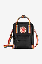 Ledvinka Fjallraven Kanken Rainbow Sling černá barva, F23623.550.907-907