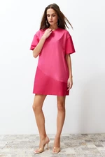 Trendyol Fuchsia Plain Knitted Dress