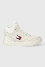 Sneakers boty Tommy Jeans TJW NEW BASKET MC bílá barva, EN0EN02493