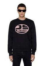 Diesel Mikina - S-GINN-K26 SWEAT-SHIRT čierna