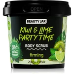 Beauty Jar Kiwi & Lime Party Time spevňujúci telový peeling 200 g