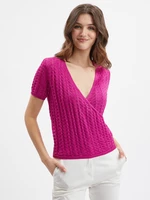 Růžové dámské svetrové tričko ORSAY