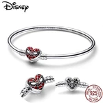 Disney Ring Marve Spider-man Charms Fit Pandora Bracelet 925 Sterling Silver Bead DIY For Women Jewelry Girl Gift 2023 New in