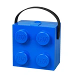 LEGO® Box s rukoväťou modrý