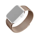 Síťovaný nerezový řemínek FIXED Mesh Strap na Apple Watch 38/40/41mm, růžová/zlatá