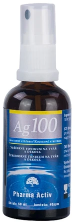 PHARMA ACTIV Koloidné striebro Ag100 40ppm sprej 50 ml