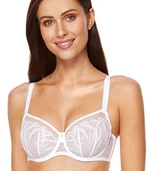 Gorteks Angel embroidered soft bra white