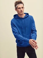 Blue Men's Hooded Hoodie Sweat Fruit of the Loom