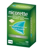 Nicorette Classic Gum 2 mg léčivá žvýkací guma 105 žvýkaček