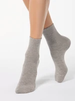 Conte Woman's Socks 000 Grey-Beige