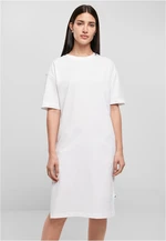 Women's dress with slit white