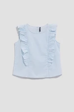 WOMEN'S SHIRT L-KO-4057 BÍLÁ_L.Blue