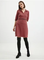 Orsay Pink-Red Women Patterned Dress - Women