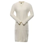 Long women's sweater nax NAX HOXA cream