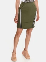 Green Sheath Skirt with Lampas TOP SECRET - Women