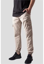 Washed Cargo Twill Jogging Pants Sand