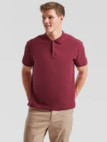 Burgundy Men's Polo Shirt Original Polo Friut of the Loom