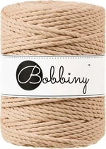 Bobbiny 3PLY Macrame Rope 5 mm 100 m Biscuit Šňůra