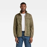 G-STAR Jacket - Fabric mix overshirt green