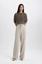 DEFACTO Florida Pocket High Waist Wide Leg Belmando Basic Pants