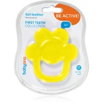 BabyOno Be Active Gel Teether kousátko Yellow Flower 1 ks