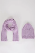 DEFACTO Girl Basic Beanie Scarf Set