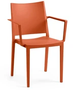 Jedálenská stolička MOSK ARMCHAIR Cihlová