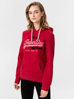 SuperDry Mikina Červená