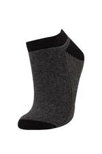 DEFACTO Men's 3-Pack Cotton Ankle Socks