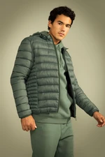 DEFACTO Slim Fit Hooded Coat