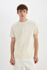 DEFACTO Regular Fit Crew Neck Printed Short Sleeve T-Shirt