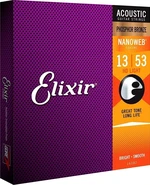 Elixir 16182 Nanoweb 13-53 Akusztikus gitárhúrok