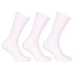 3PACK Socks Nedeto High Bamboo White