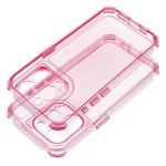 Zadní kryt MATRIX CLEAR Case pro Apple iPhone 15 Pro, růžová